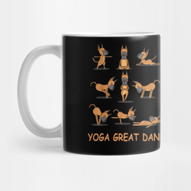 Great Dane Yoga | Funny Items| Great Dane Lover by CathyStore